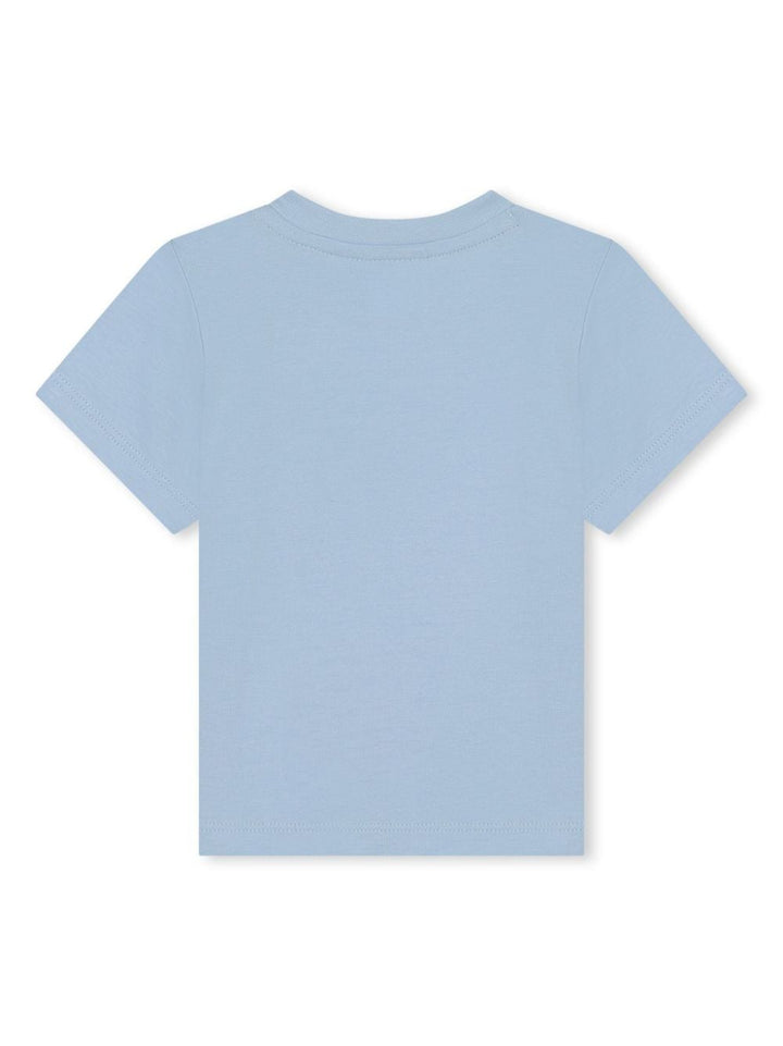 T-shirt neonato blu pastello