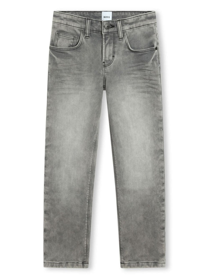 Jeans bambino grigio medio