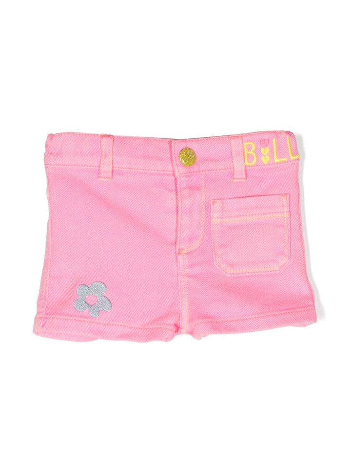 shorts rosa neonata