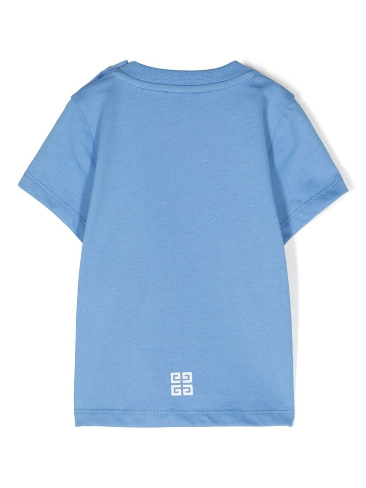 t-shirt celeste neonato