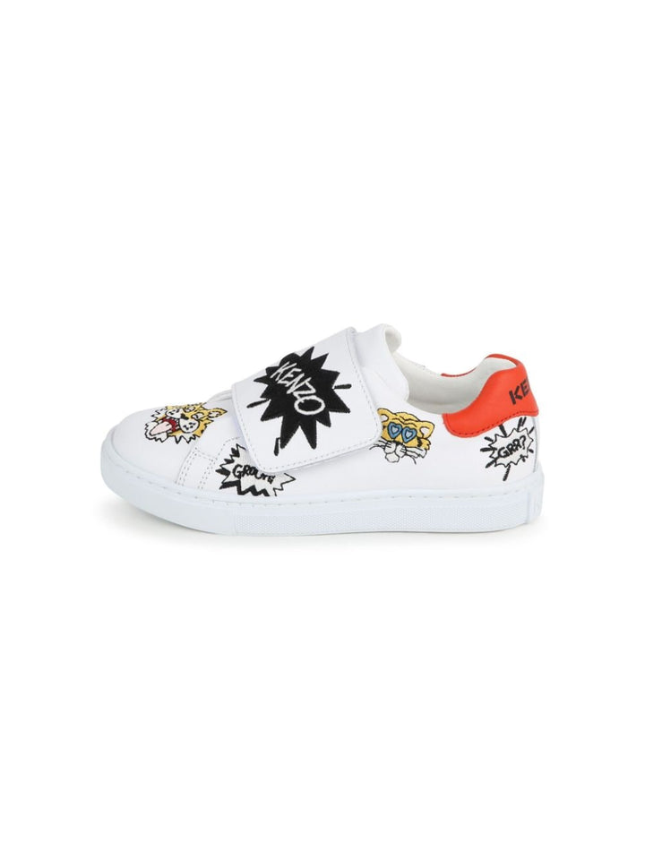 Sneakers bambino bianco/multicolore