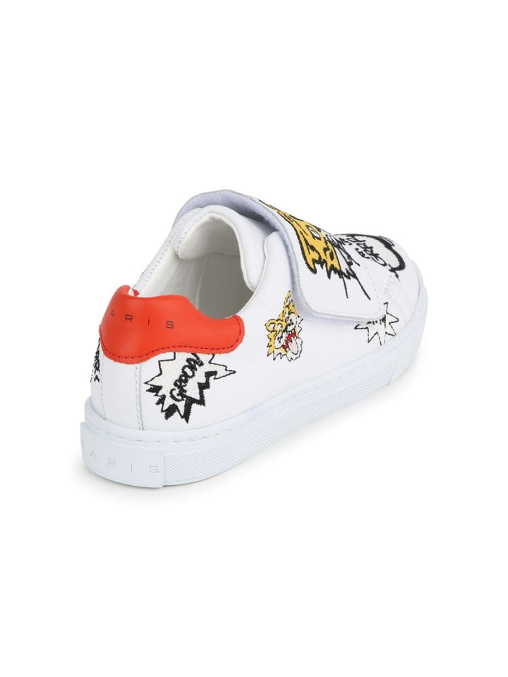 Sneakers bambino bianco/multicolore
