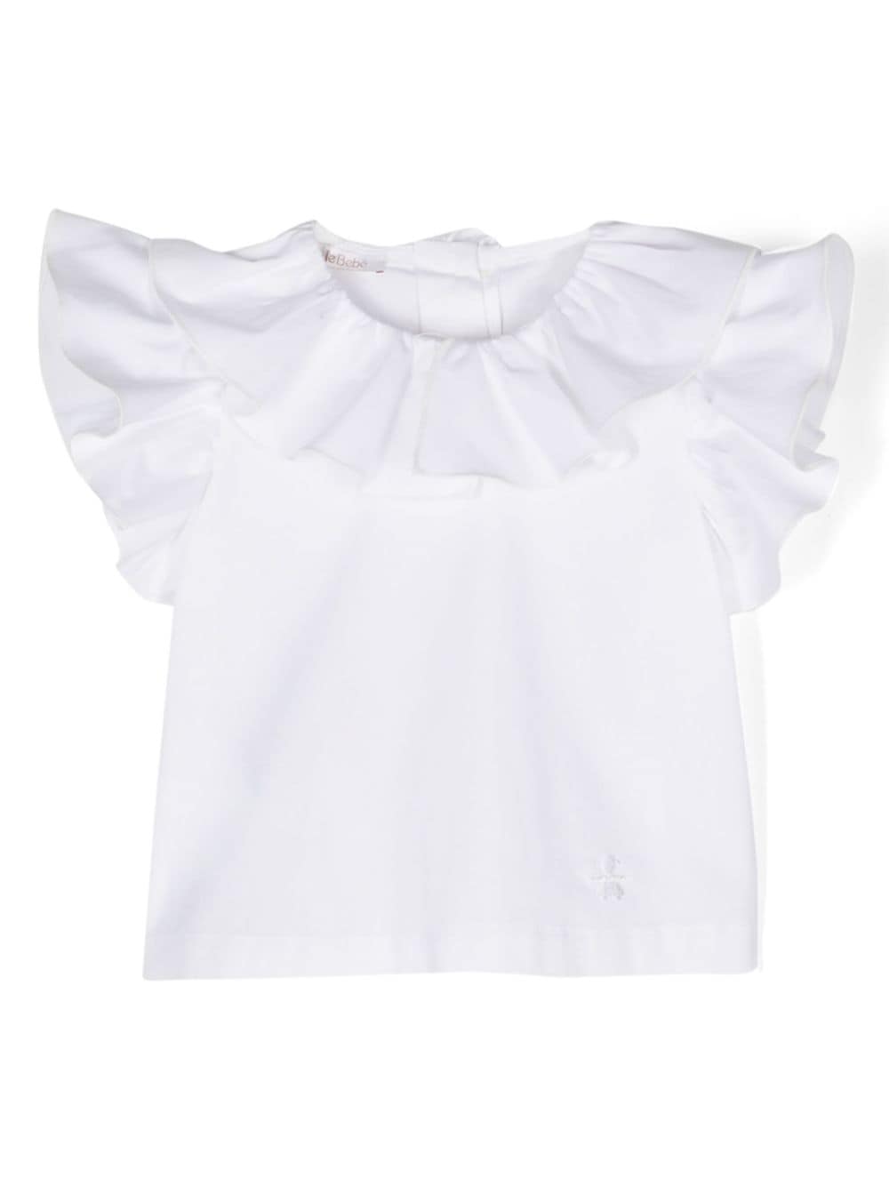 blusa bianca neonata