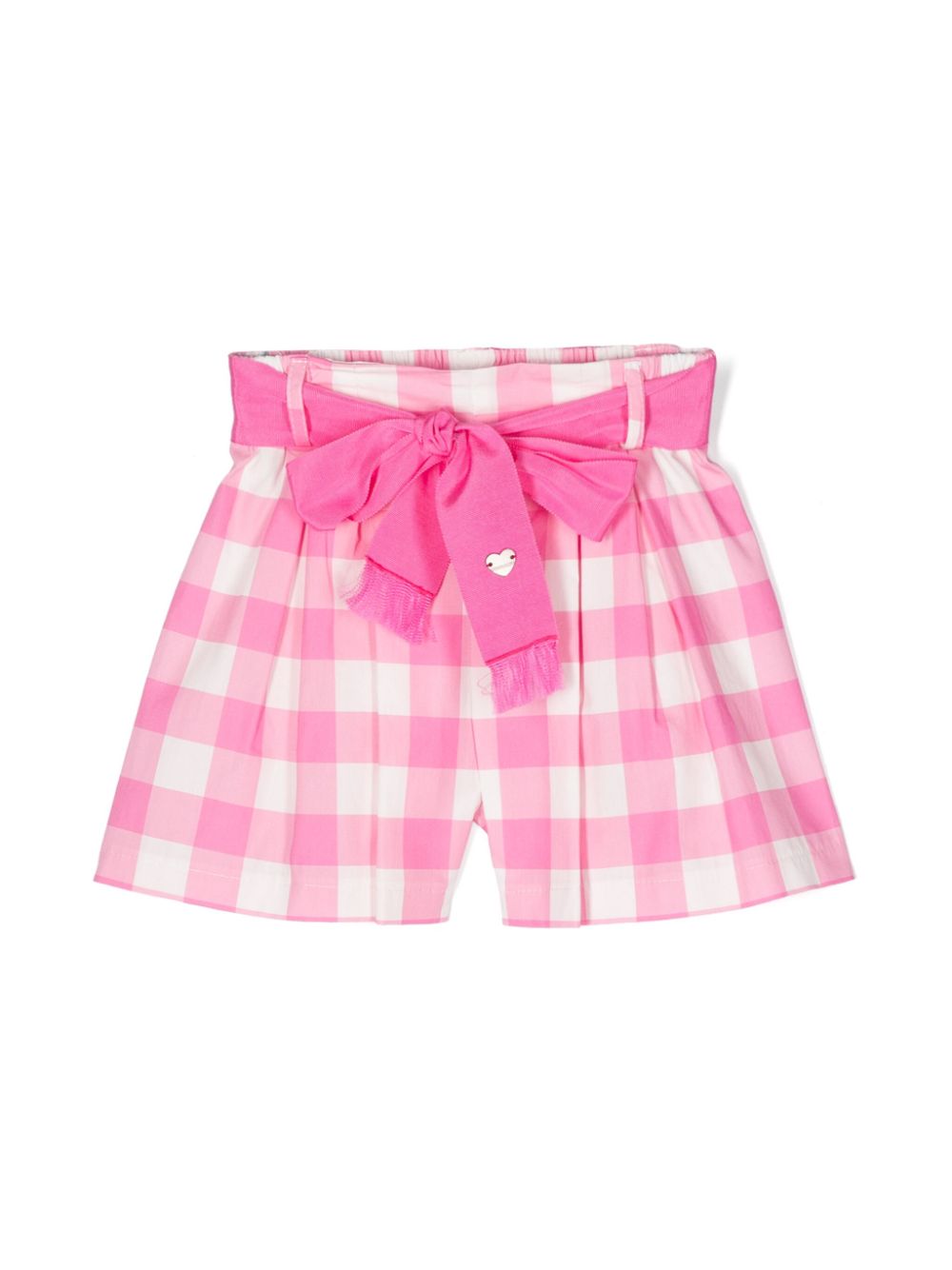 Shorts bianco/rosa bambina