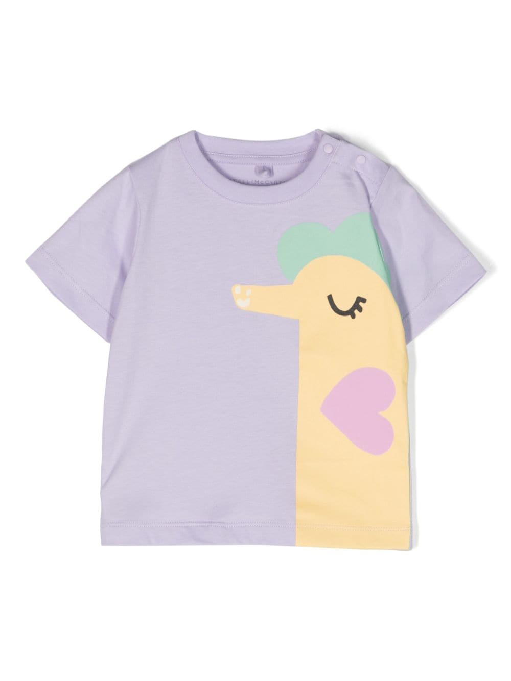 t-shirt lilla neonata