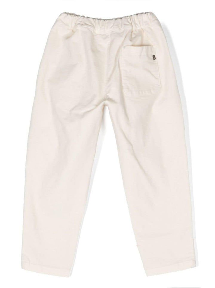 Pantaloni bianco crema bambino