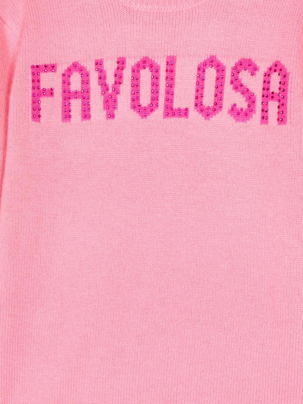 Maglione rosa bambina con decorazione