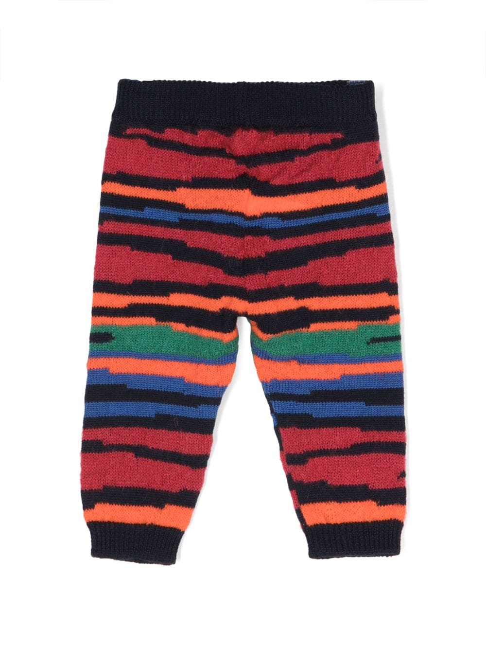 Pantaloni multicolor neonato con logo