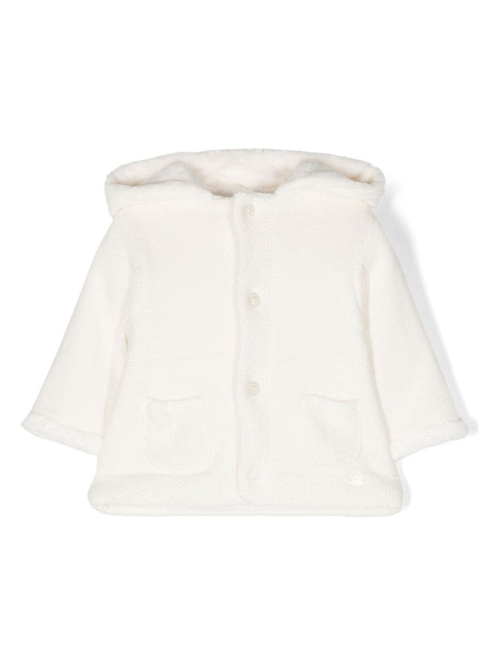 Cappotto bianco neonata