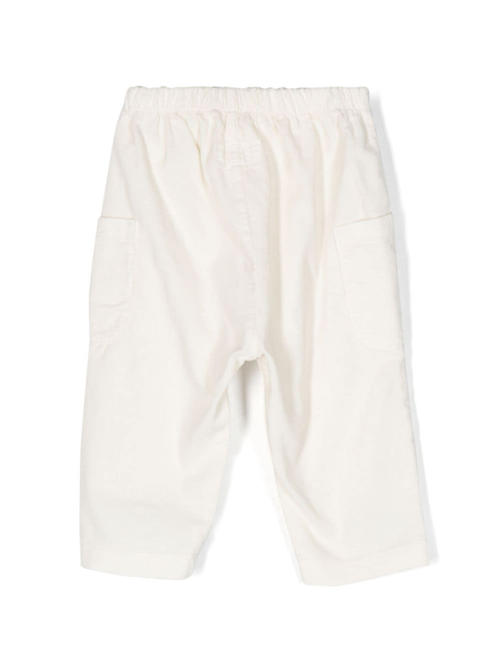 Pantaloni bianco crema neonato