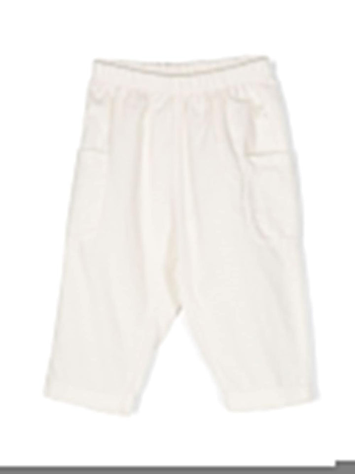 Pantaloni bianco crema neonato