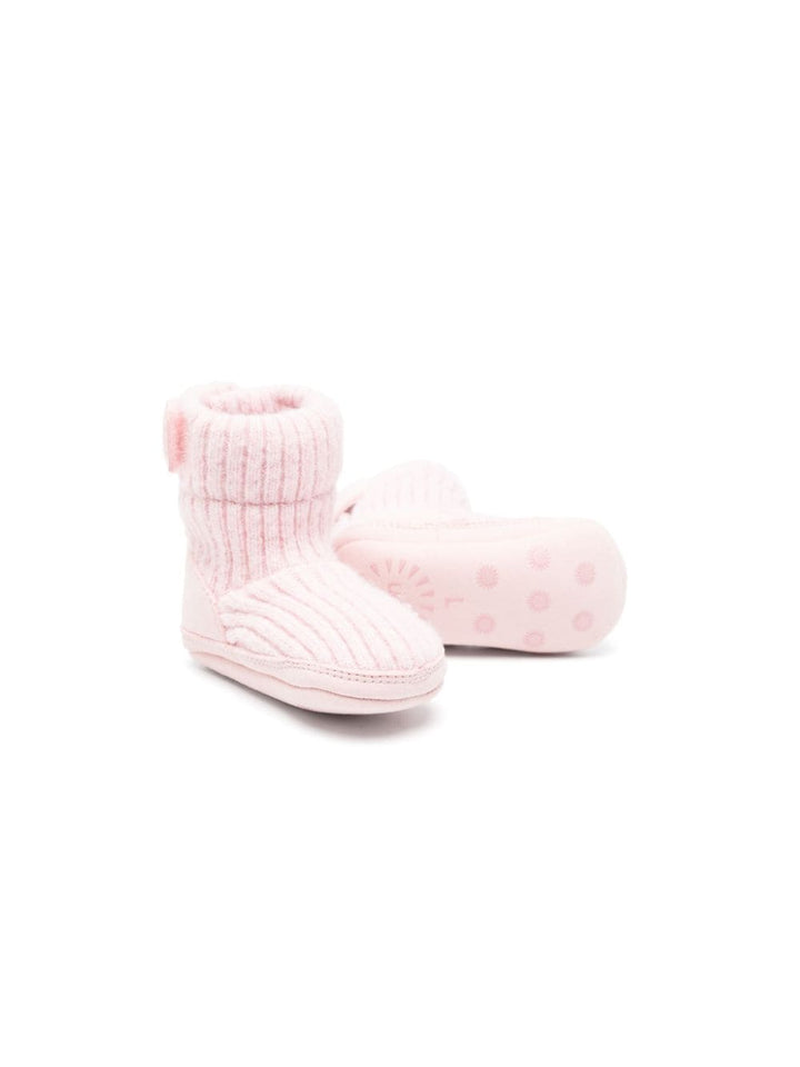 Stivali rosa chiaro neonata