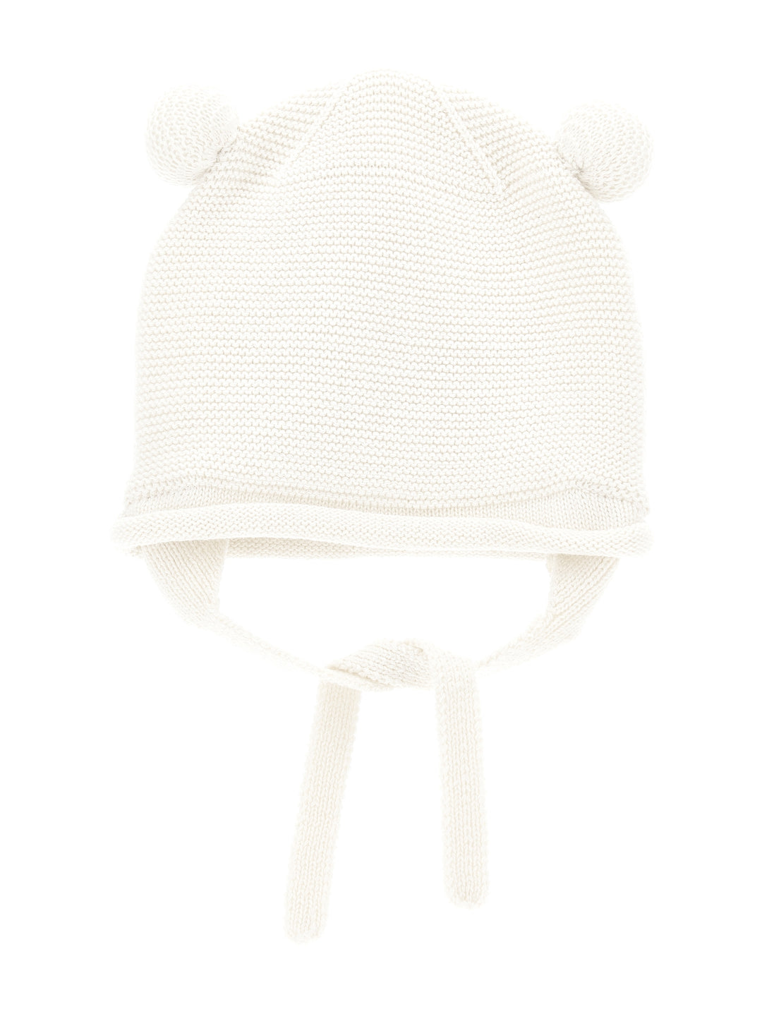 Cappello bianco neonata con stampa