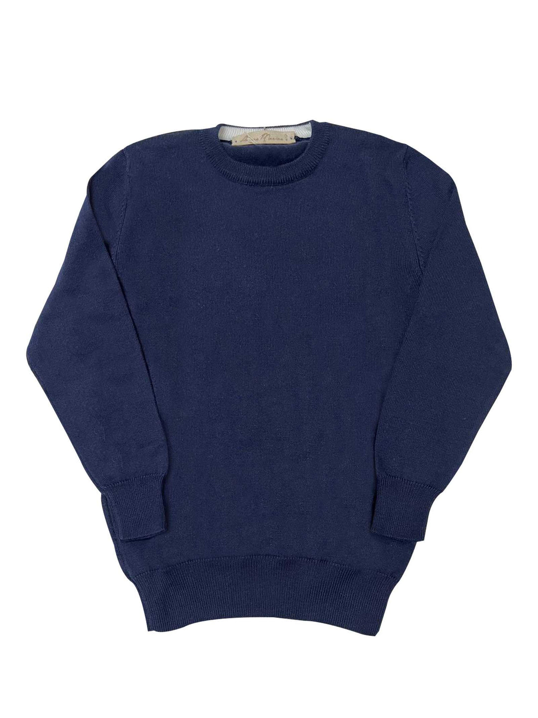 Maglia girocollo blu notte bambino
