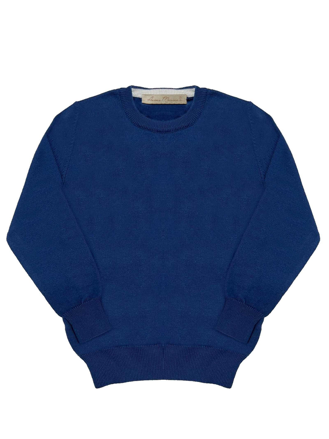 Maglia girocollo blu bambino