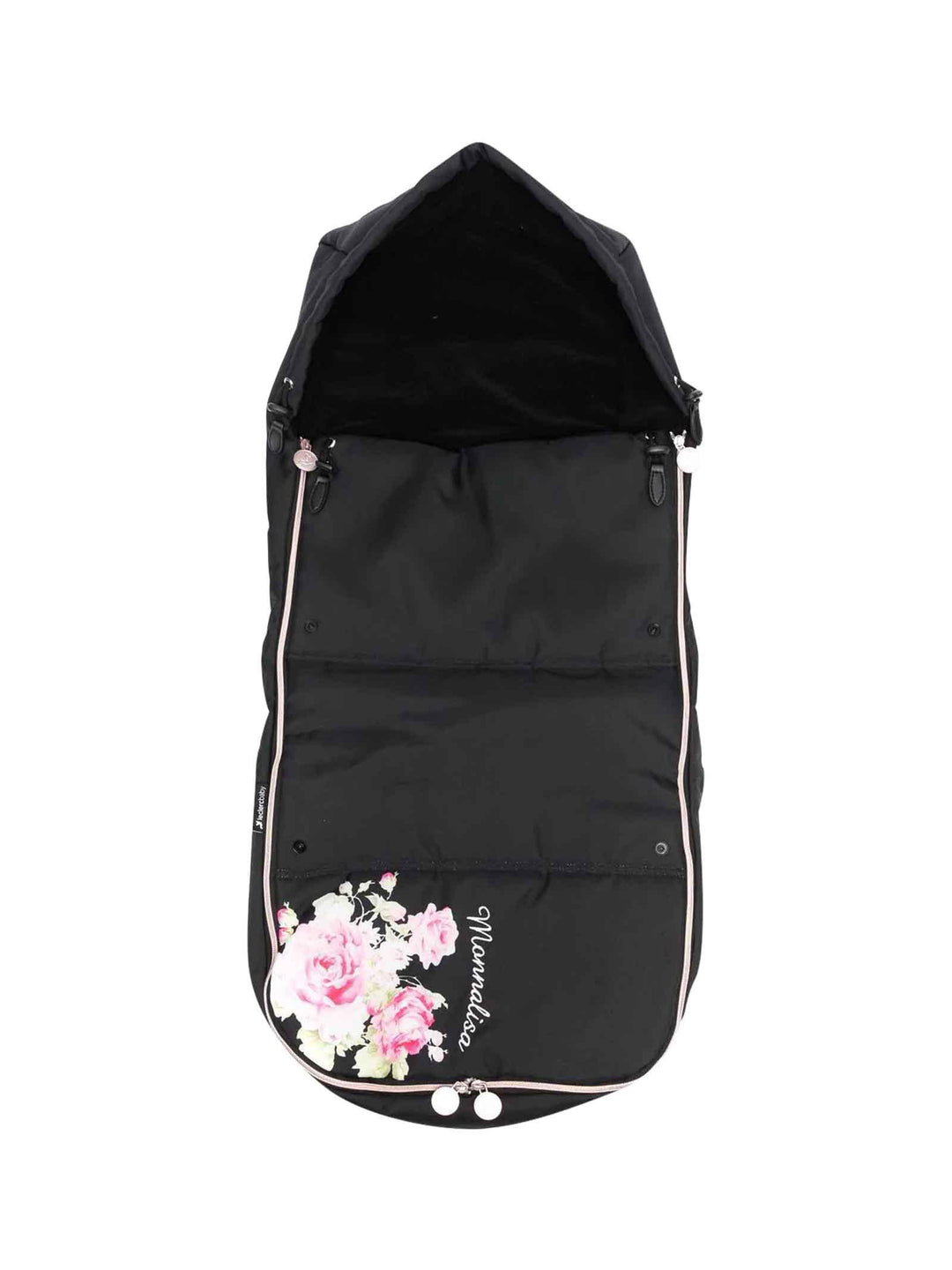 Sacco nanna nero unisex con stampa