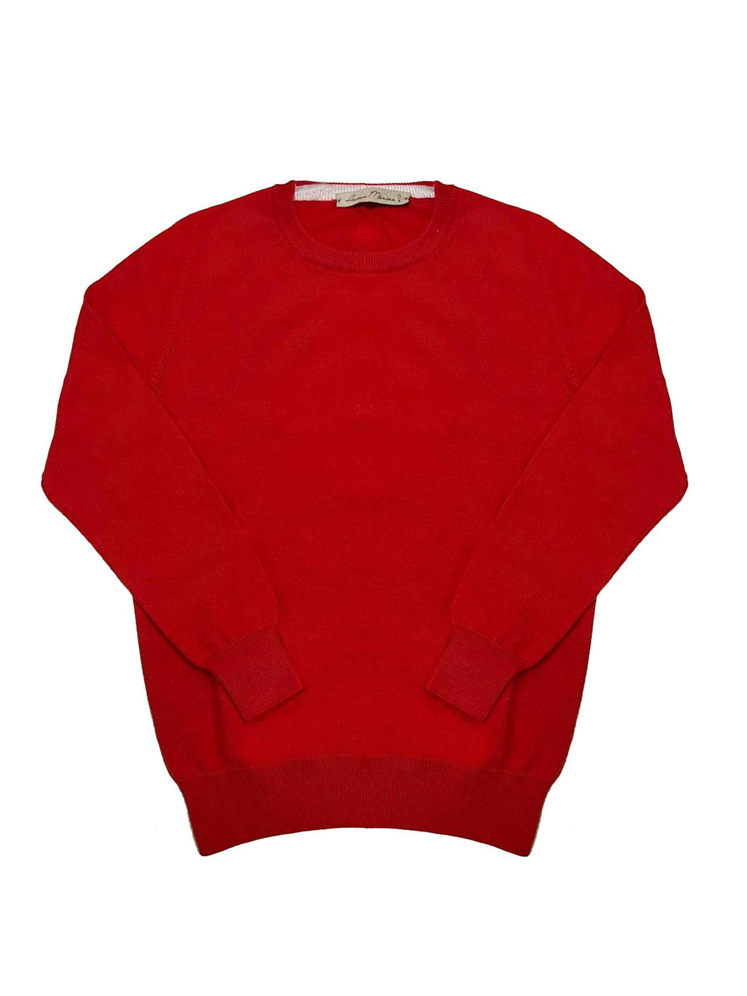 Maglia girocollo rossa bambino