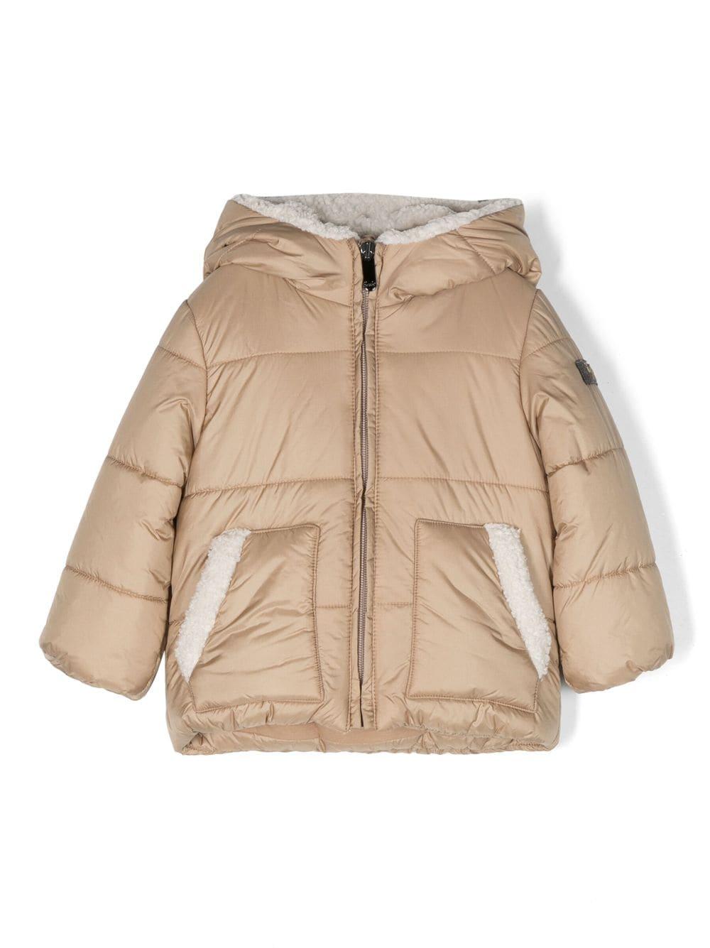 Piumino beige neonato