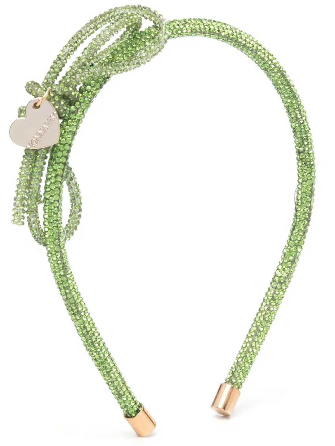 Cerchietto verede bambina con applicazione
