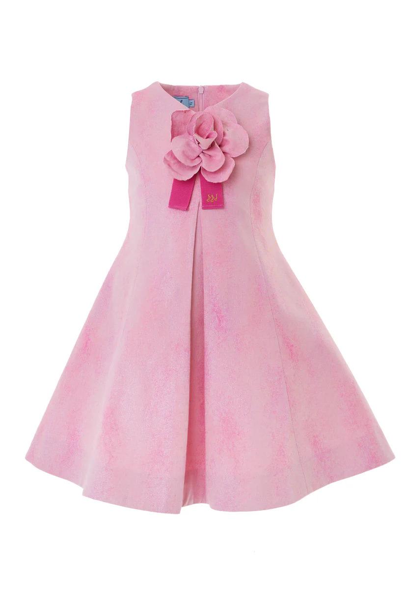 abito rosa bambina