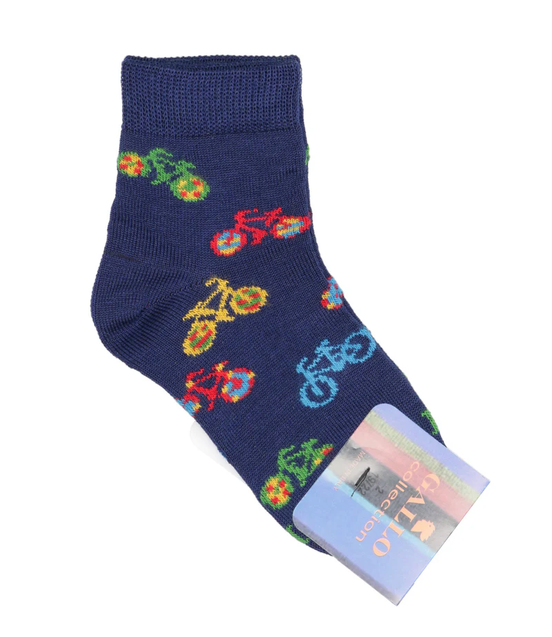 Cotone Neonato Calzini Neonato Gallo Calzini Bambino Corti Celesti