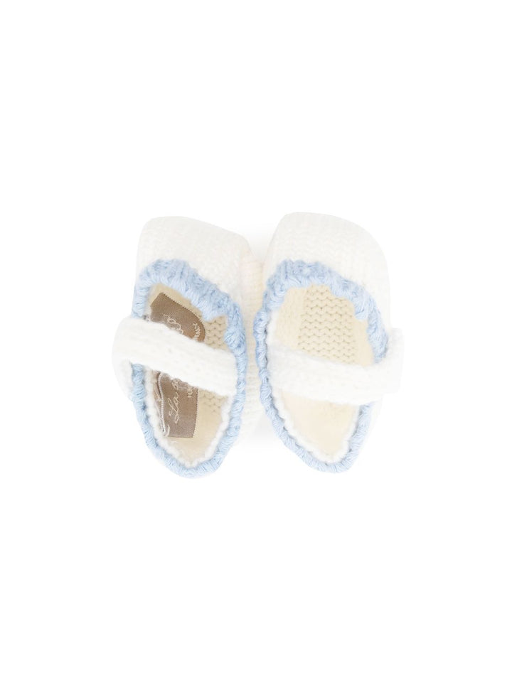 Scarpe bianche neonata