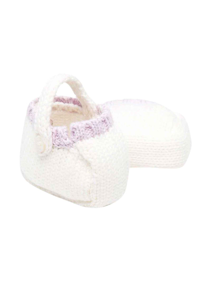 Scarpe bianche neonata
