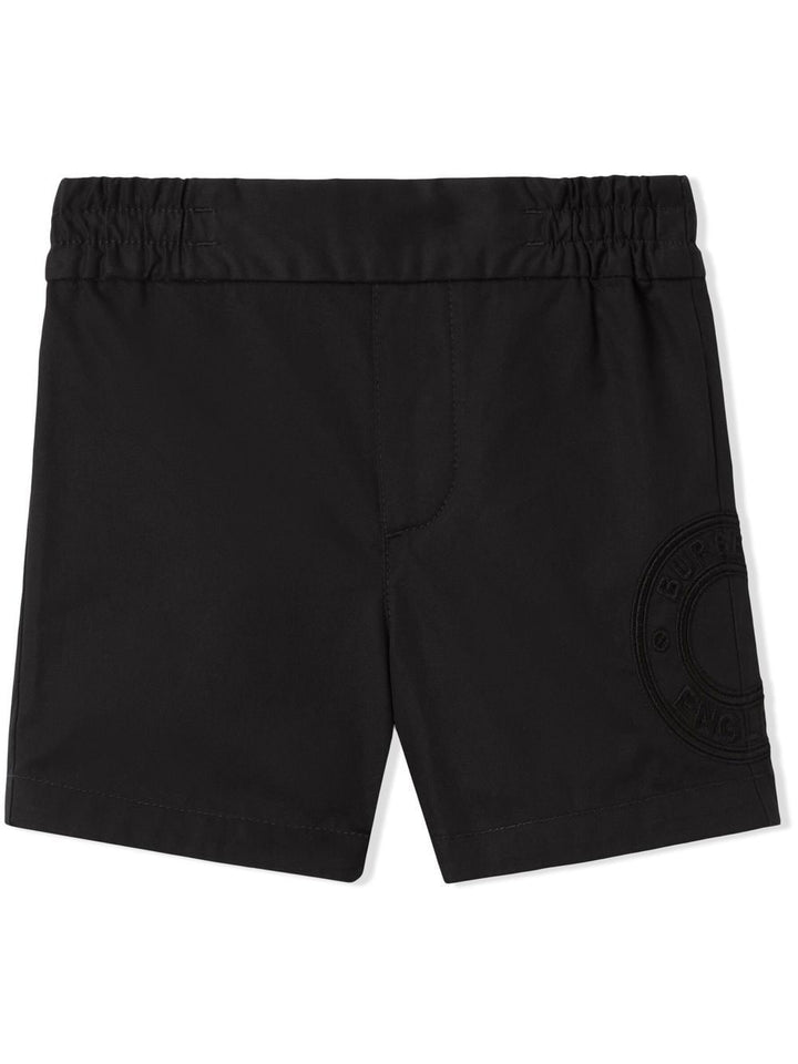 Shorts neri neonato