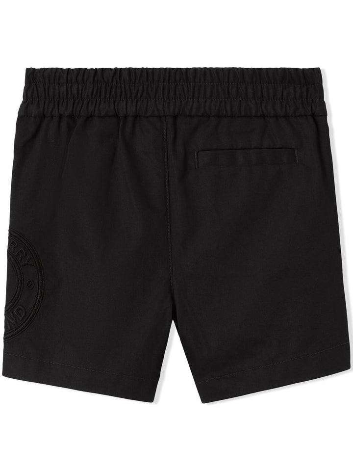 Shorts neri neonato