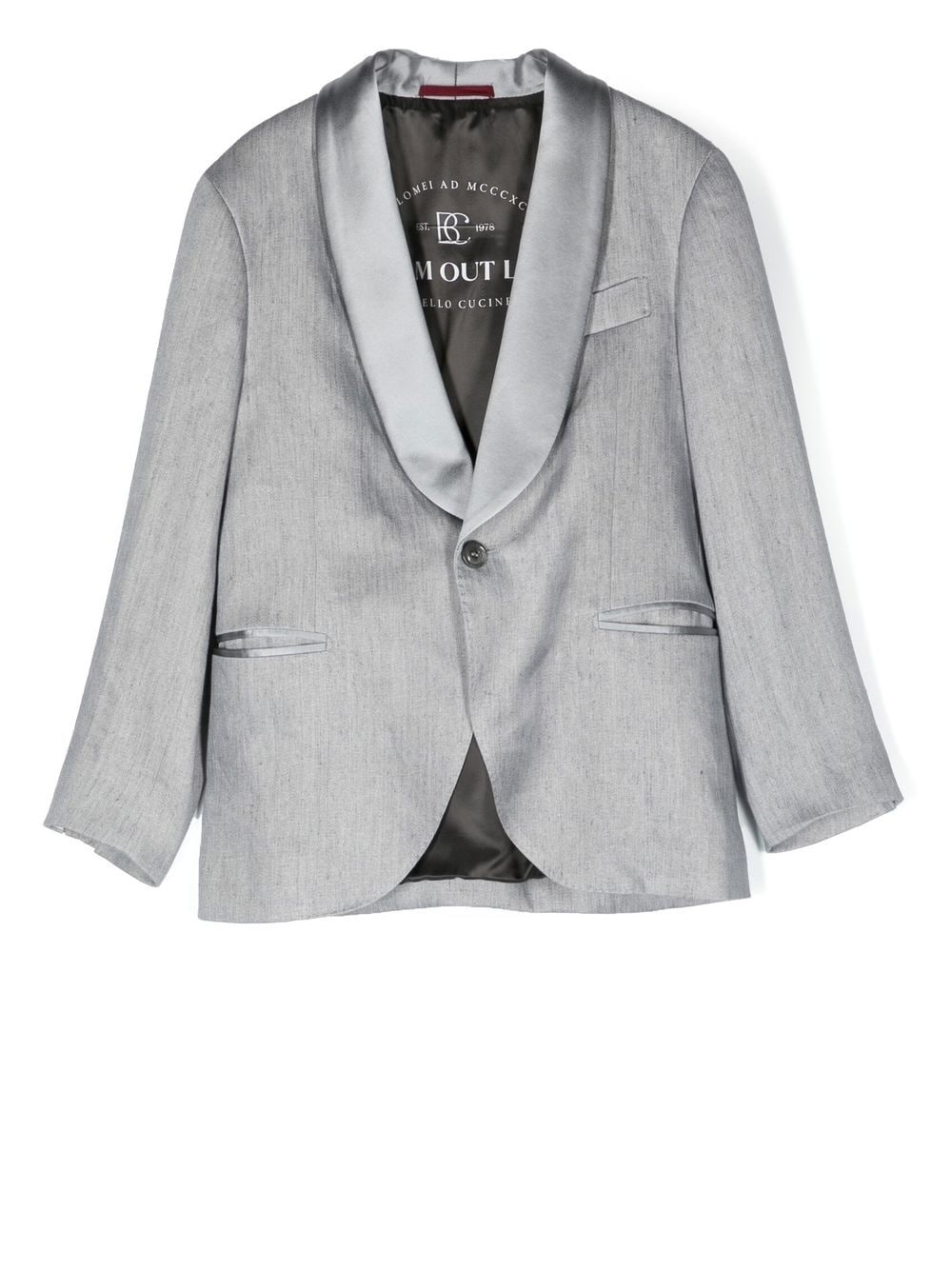 Blazer garçon gris