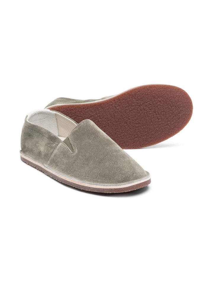 Mocassins verts pour enfants