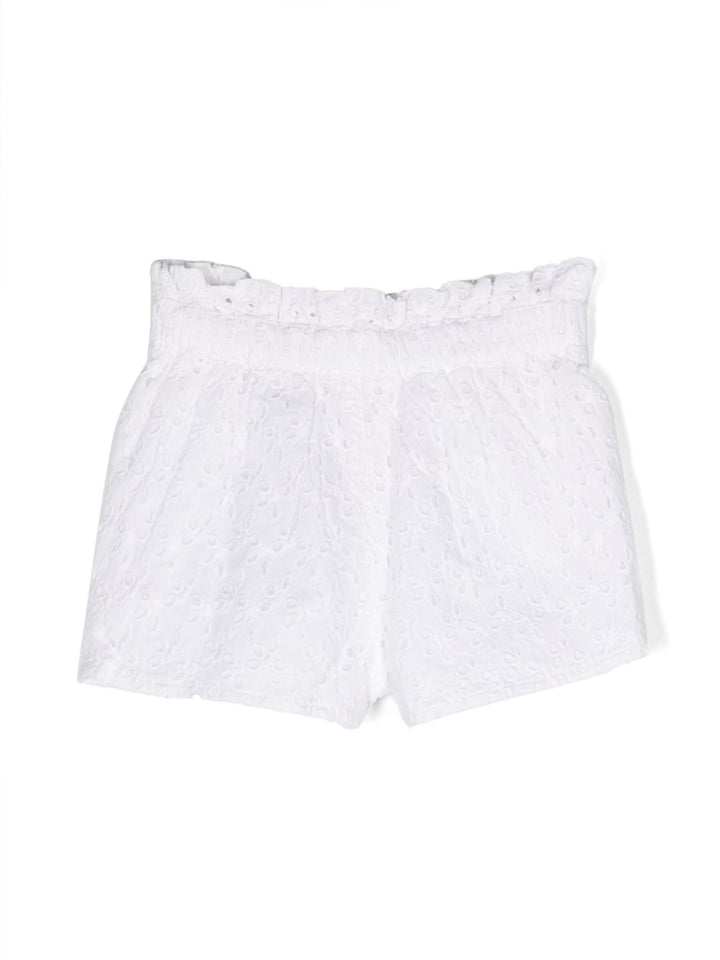 Short fille blanc