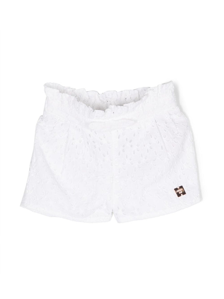 Short fille blanc