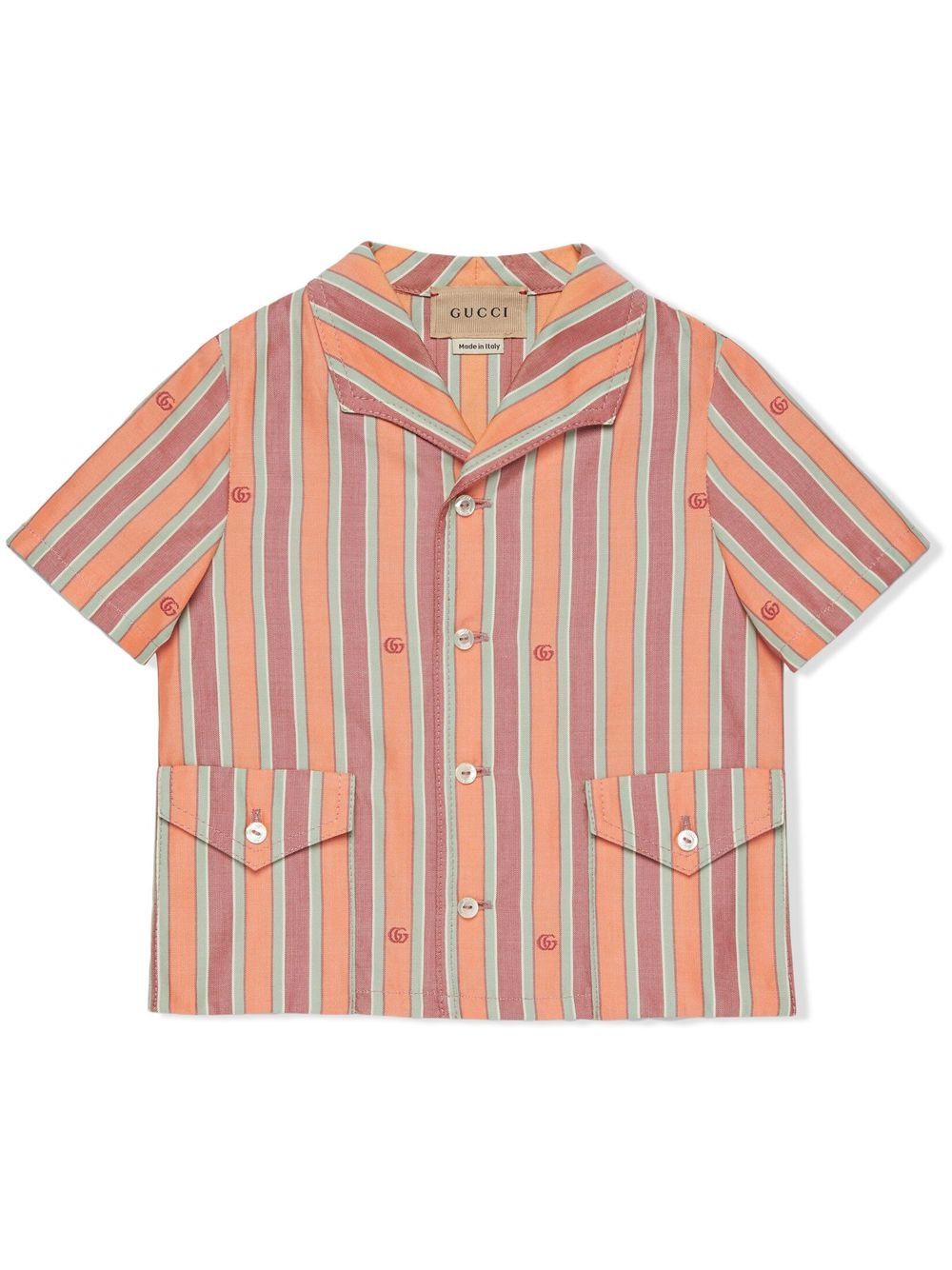 Chemise orange nouveau-né