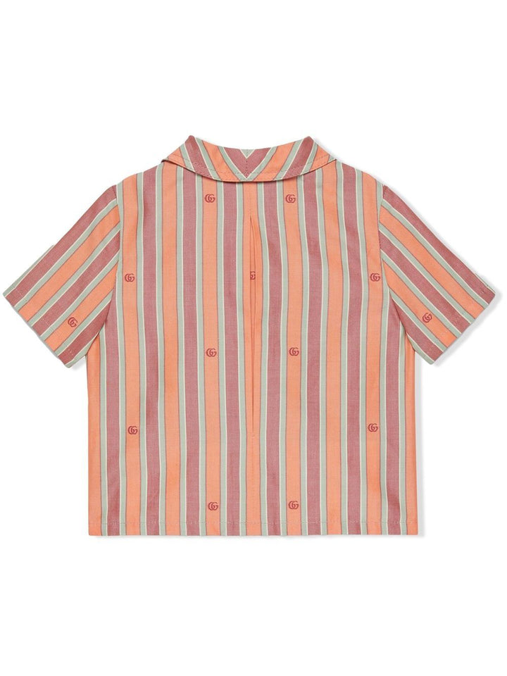 Camicia arancione neonato