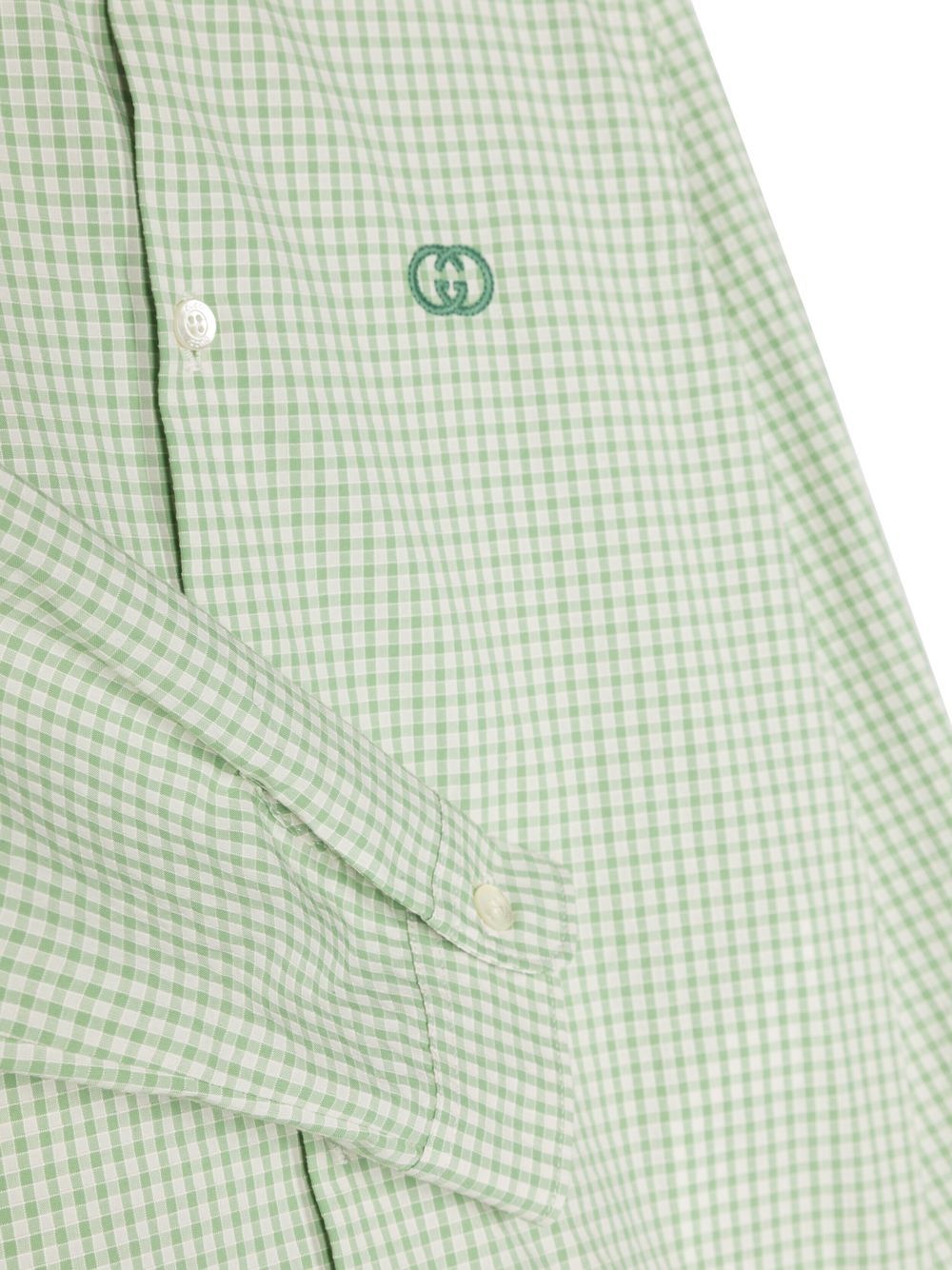 Chemise verte bébé