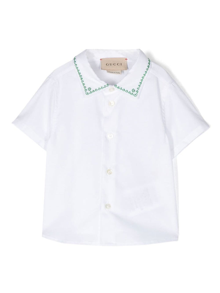 Camicia bianca neonato