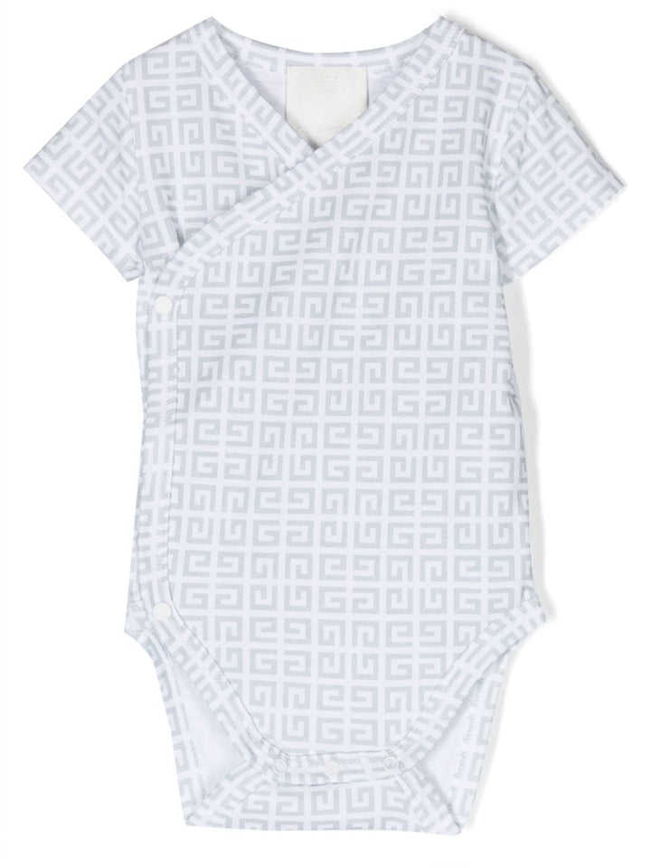 Set 2 body bianco/blu neonato unisex