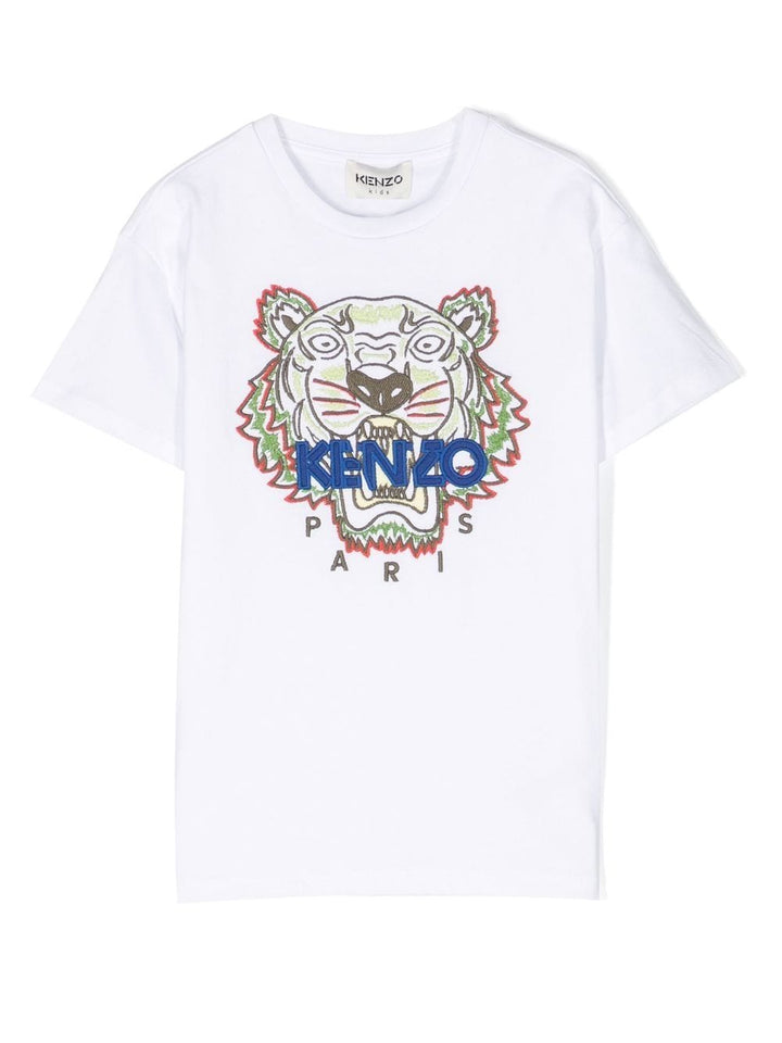 T-shirt garçon blanc