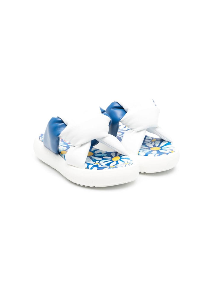 Sandali bianchi/blu unisex