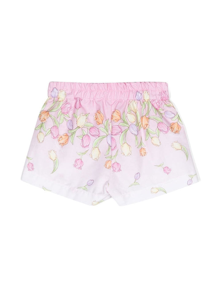 Shorts rosa neonata