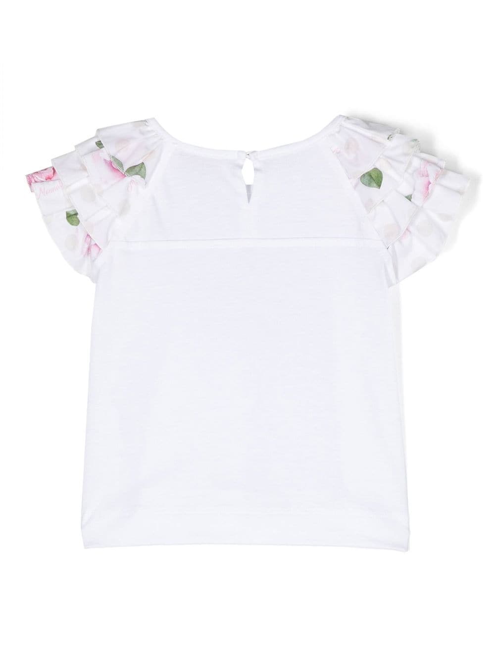 T-shirt bianca neonata