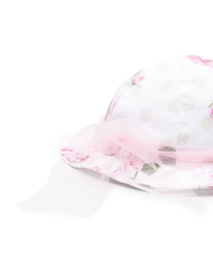 Cappello bianco neonata