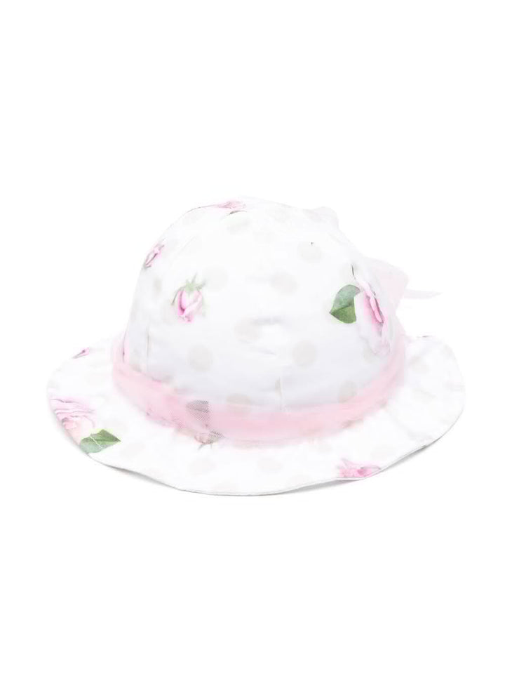 Cappello bianco neonata