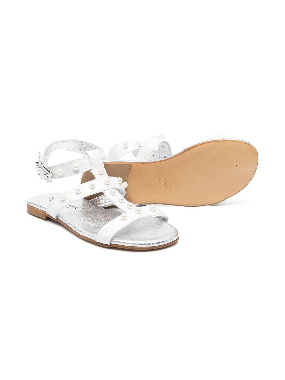 Sandales blanches fille