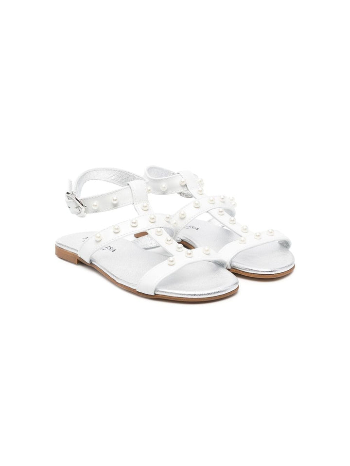 Sandales blanches fille