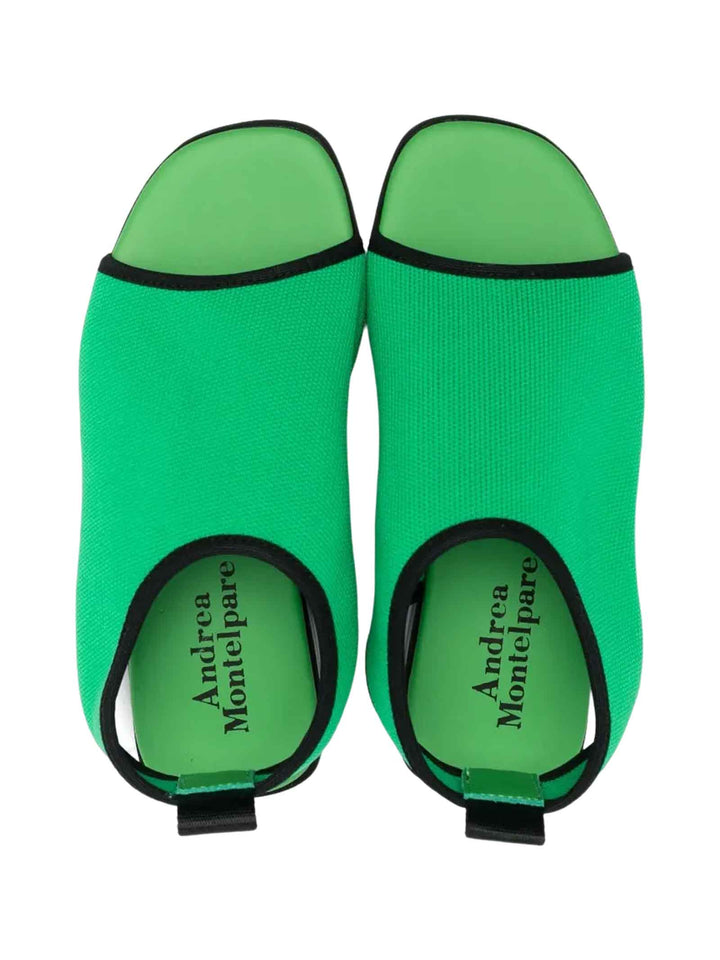 Sandales vertes pour fille