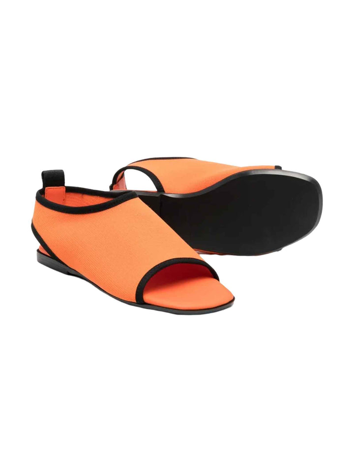 Sandales orange pour fille