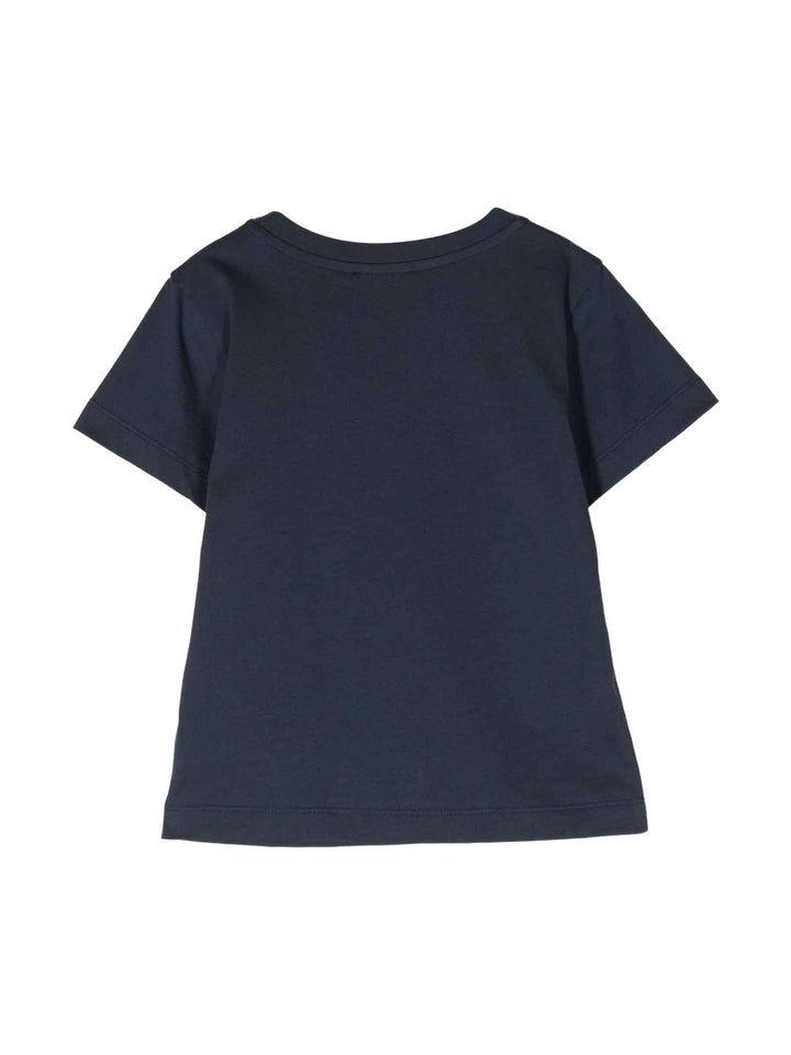 T-shirt blu bambina