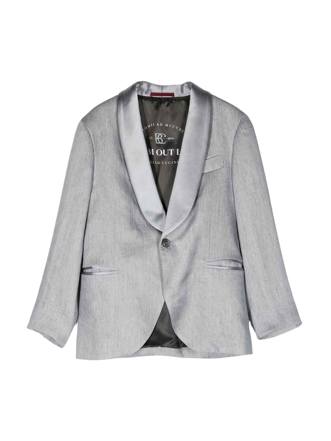 Blazer garçon gris